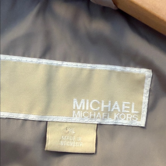 Michael Kors Light Brown Puffer Jacket - Picture 2 of 6